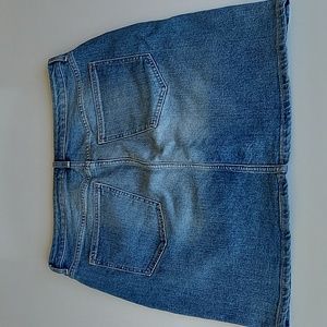 H&M Blue Denim Mini Skirt